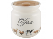 Farmers Market Storage Jar Coffee